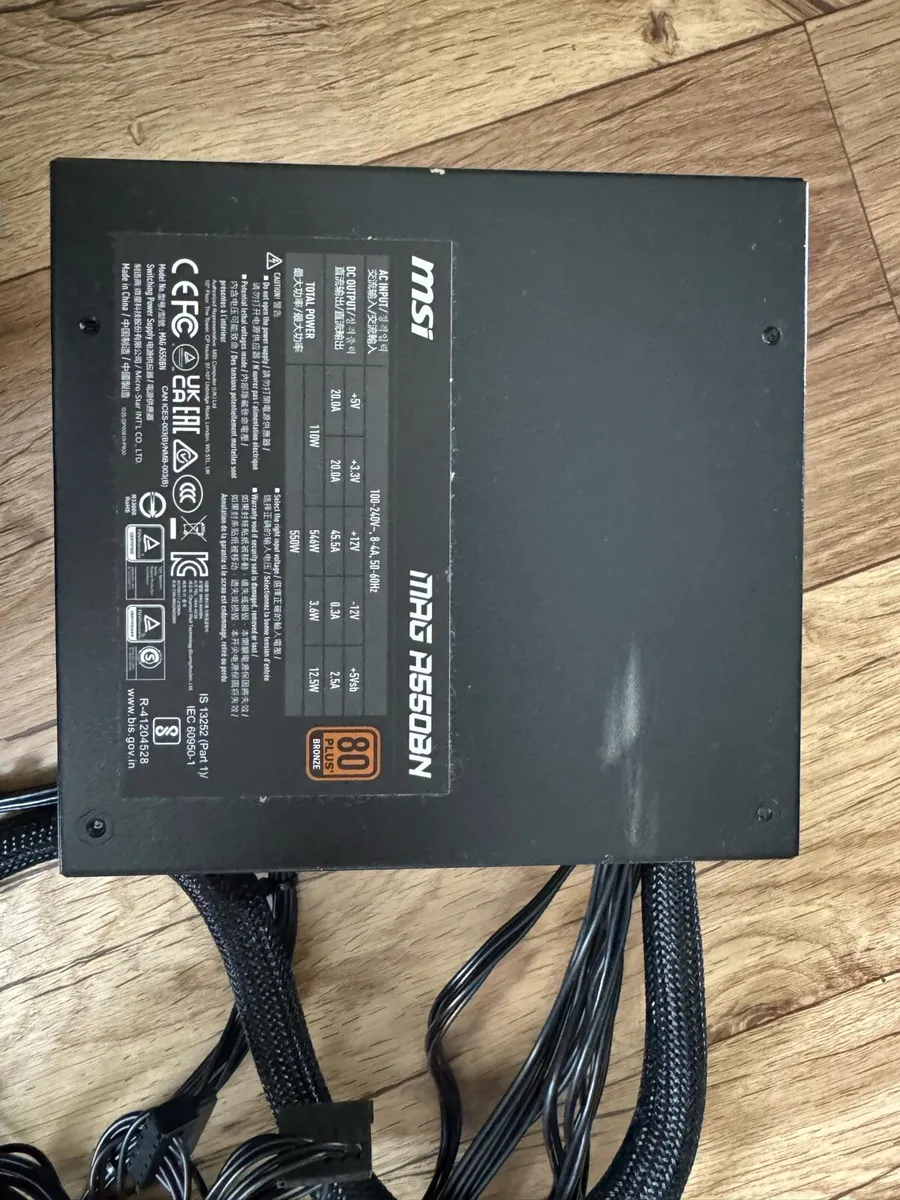 MSI 550W power supply - Image 2