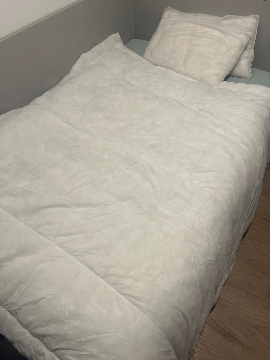 Double Duvet and Two Pillows