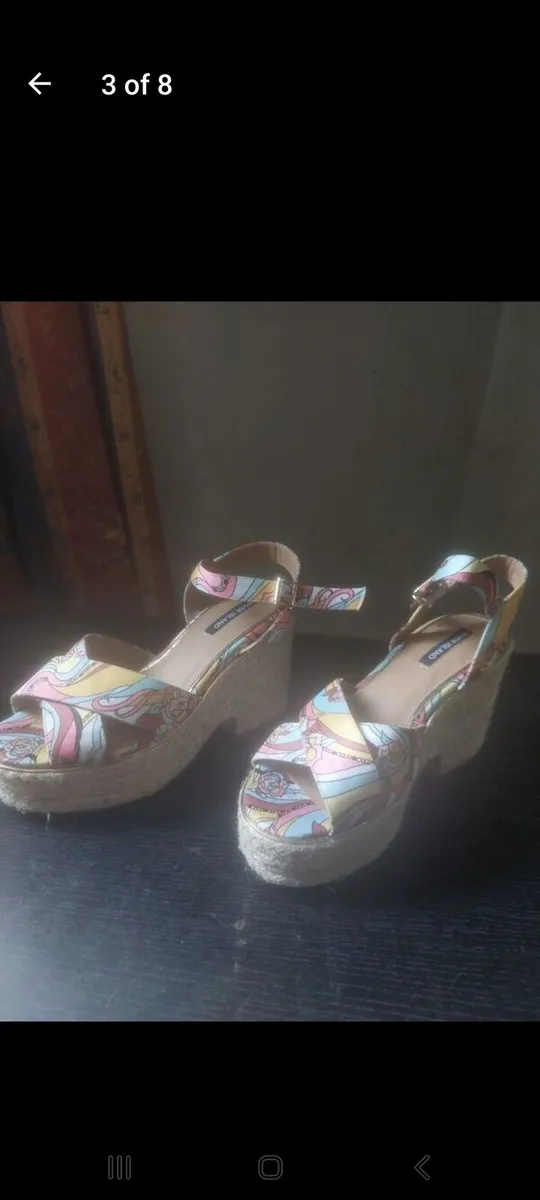 River Island wedge shoes  (free postage) - Image 3