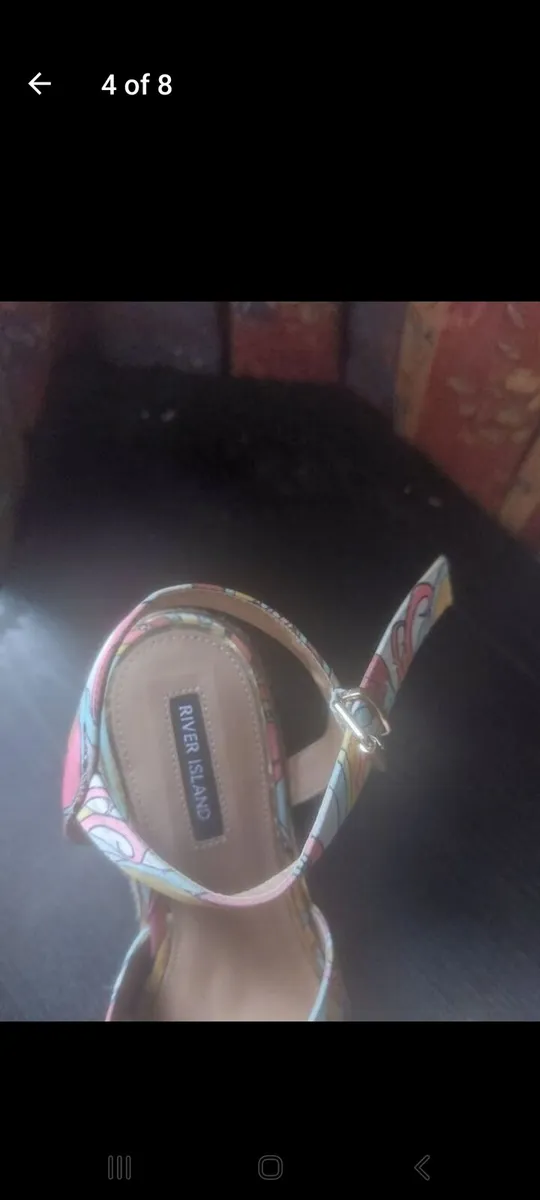 River Island wedge shoes  (free postage) - Image 4