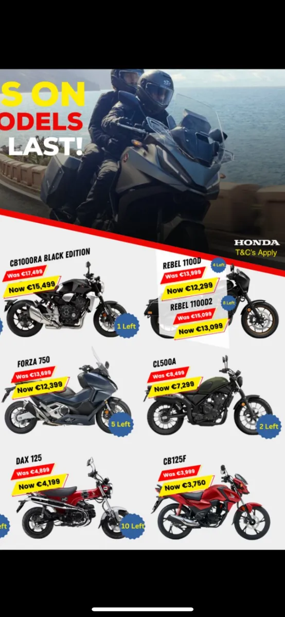 Honda’s Latest Special Offer @ Doherty Motorcycles - Image 3