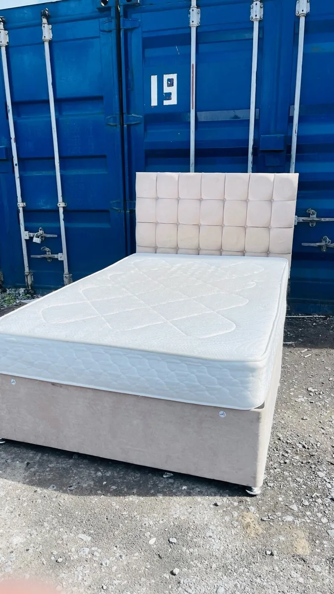 Small double size bed with mattress - Image 1