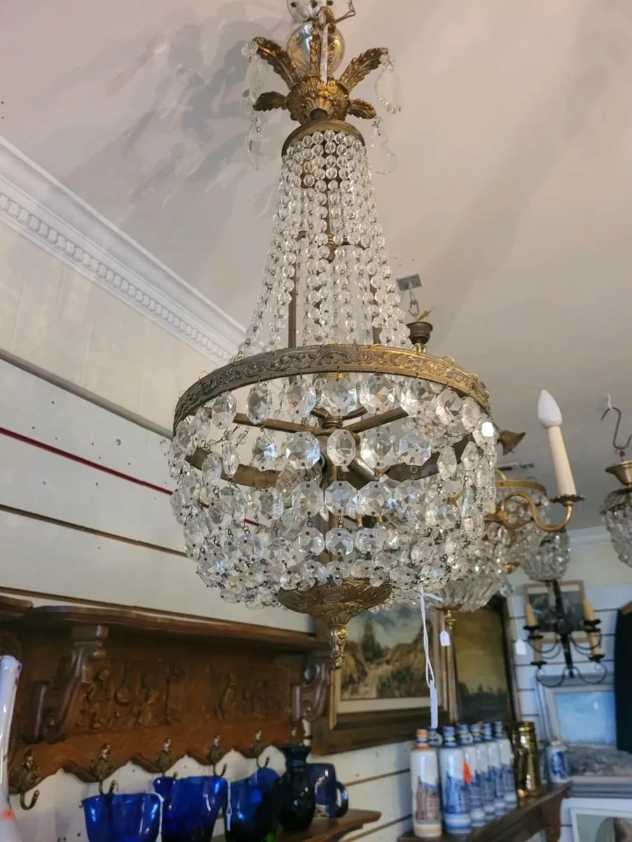 French crystal chandalier