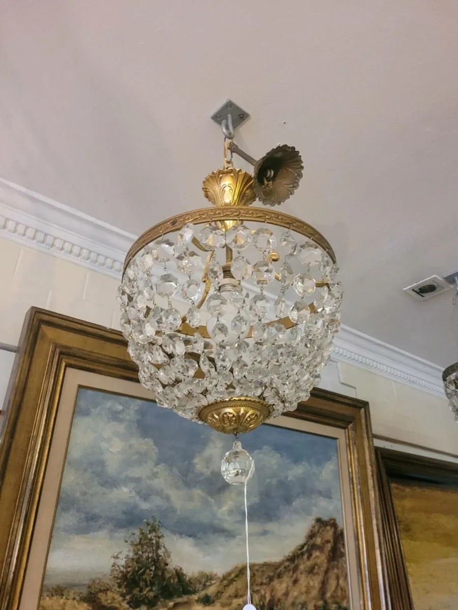 Crystal ceiling light