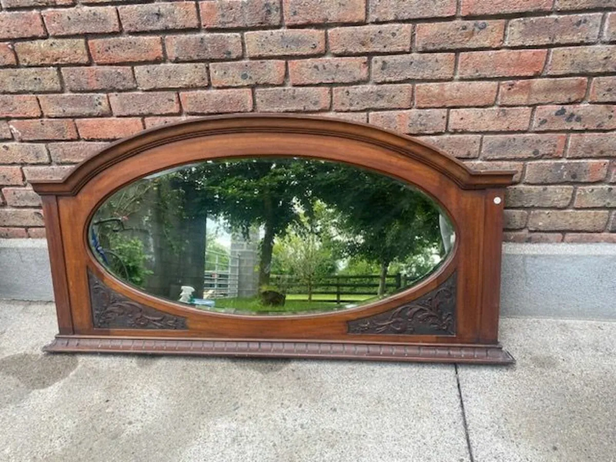 Wooden mirror