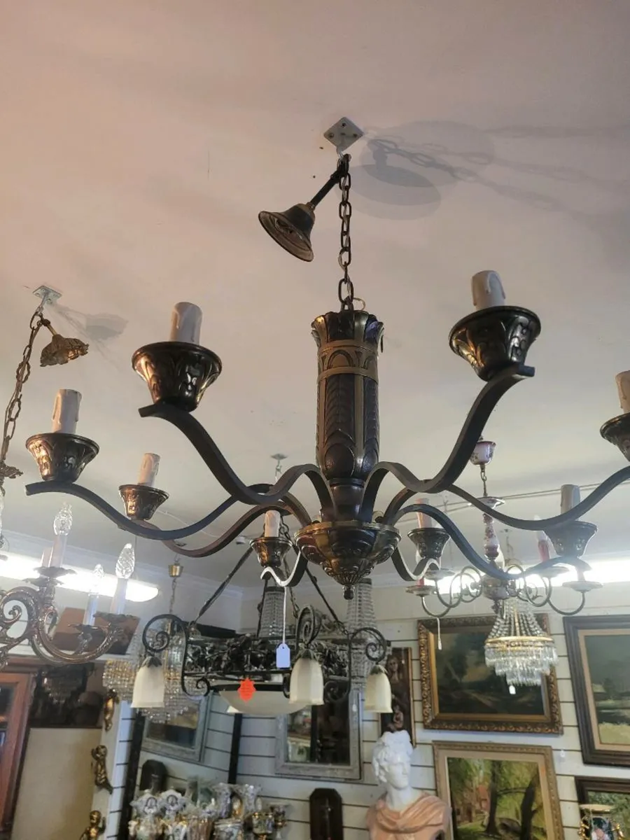 Brass ceiling light