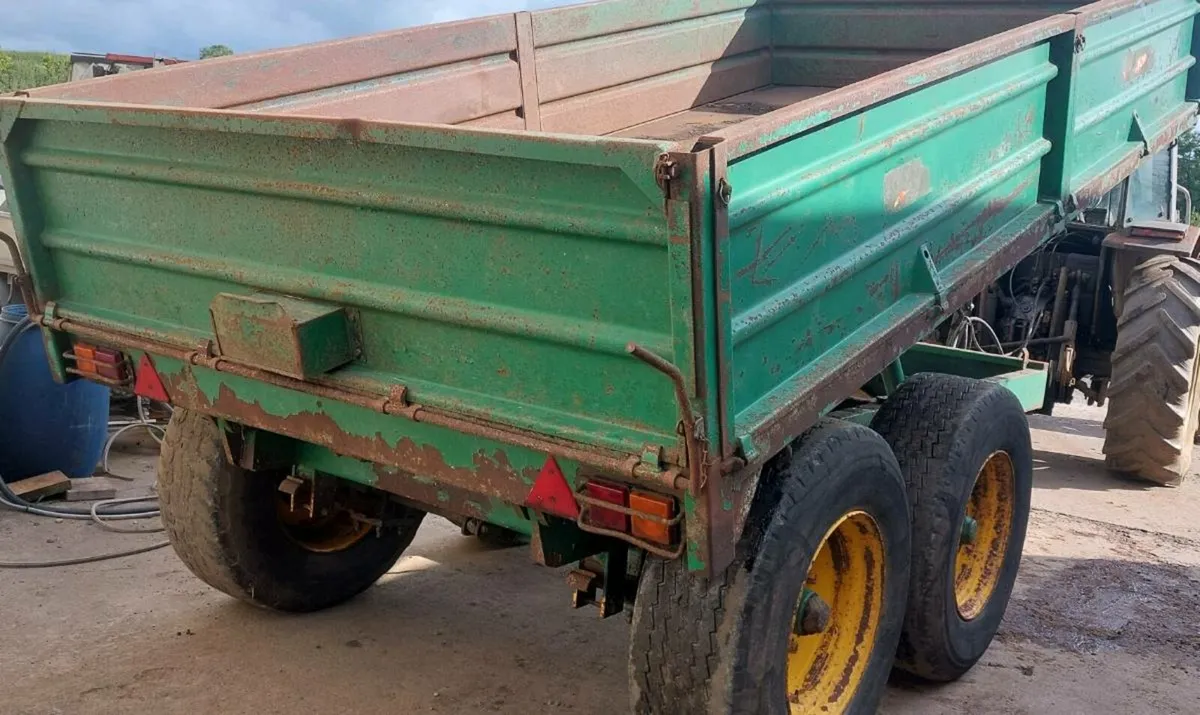 Frazer 15x7'6 tipper trailer super singles twin ra - Image 2
