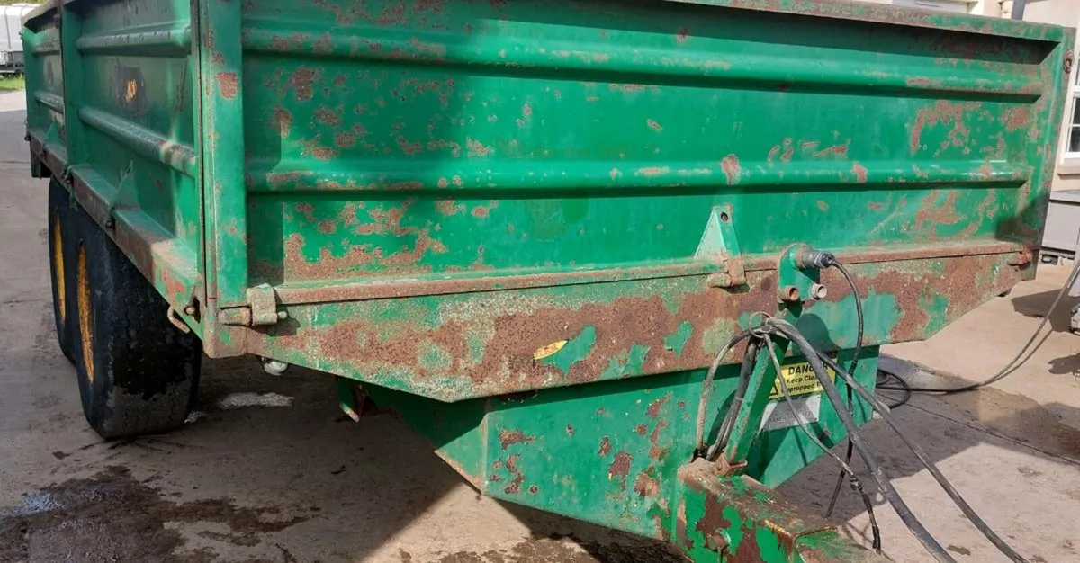 Frazer 15x7'6 tipper trailer super singles twin ra - Image 3