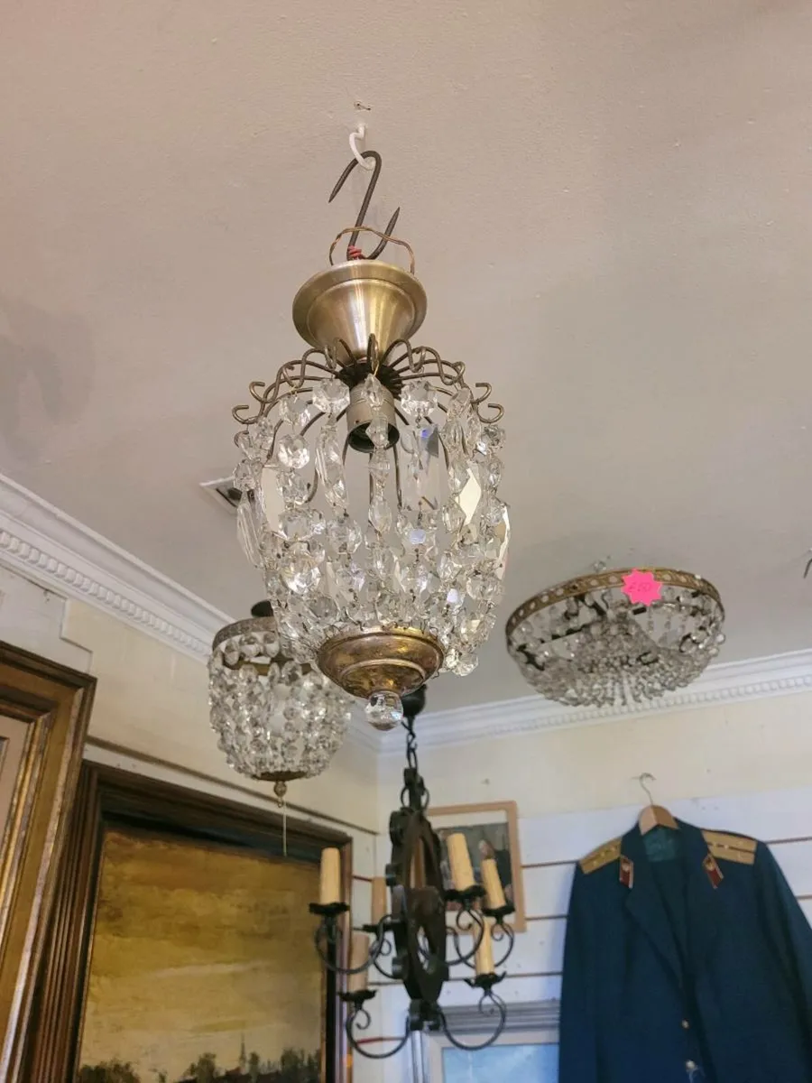 Small crystal ceiling lights