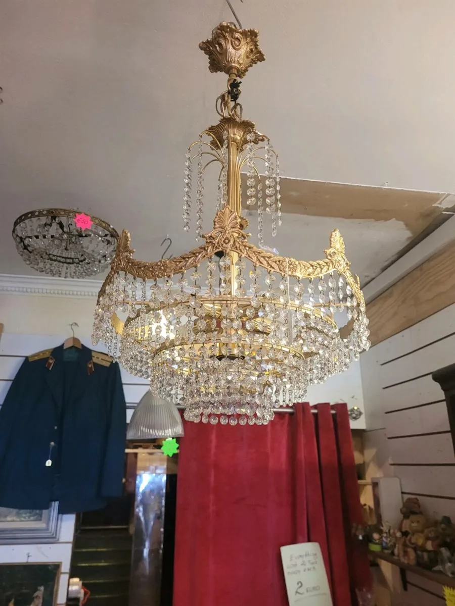 French crystal chandalier