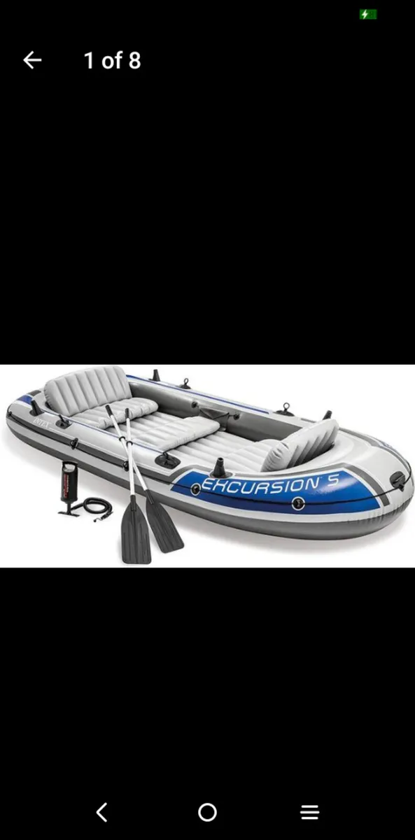 Intex excursion 5 inflatable boat - Image 1
