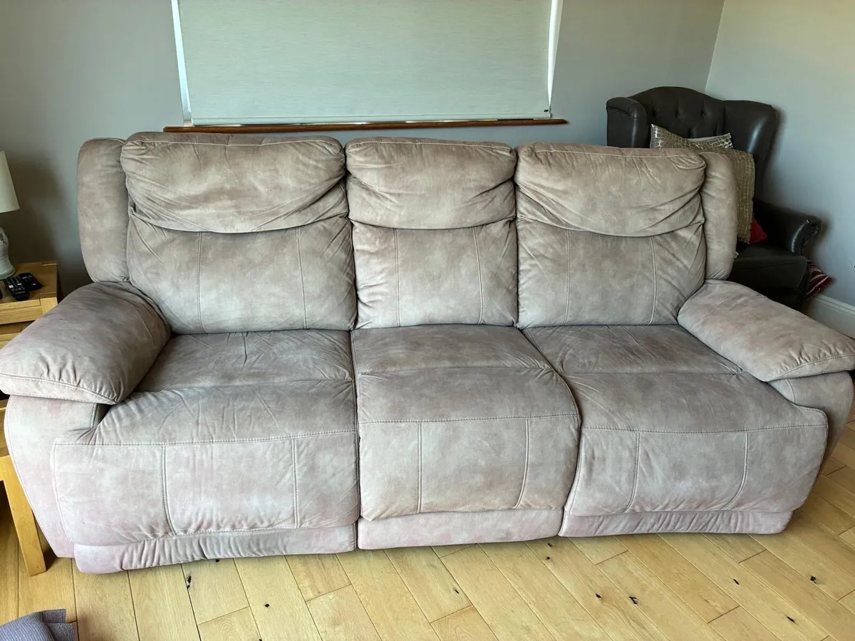 3 seater couch and armchair - Image 2