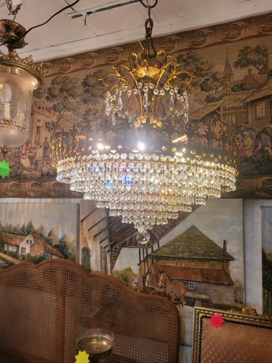 French crystal chandalier