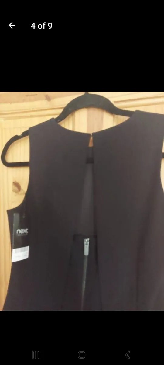 Next new black mini dress (free postage) - Image 4