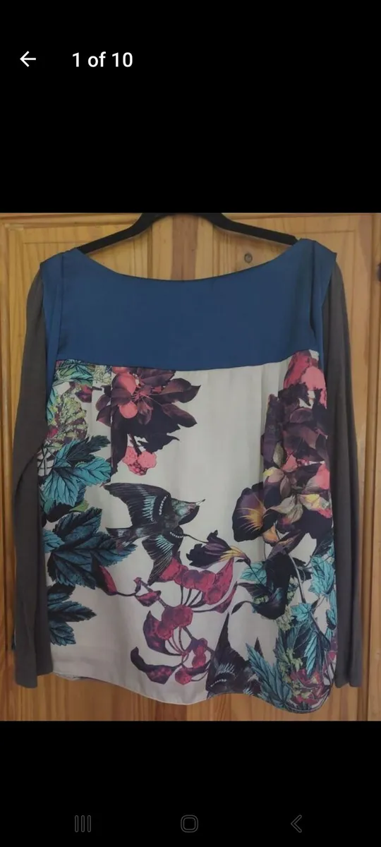 Luke Lovely floral top (free postage) - Image 1