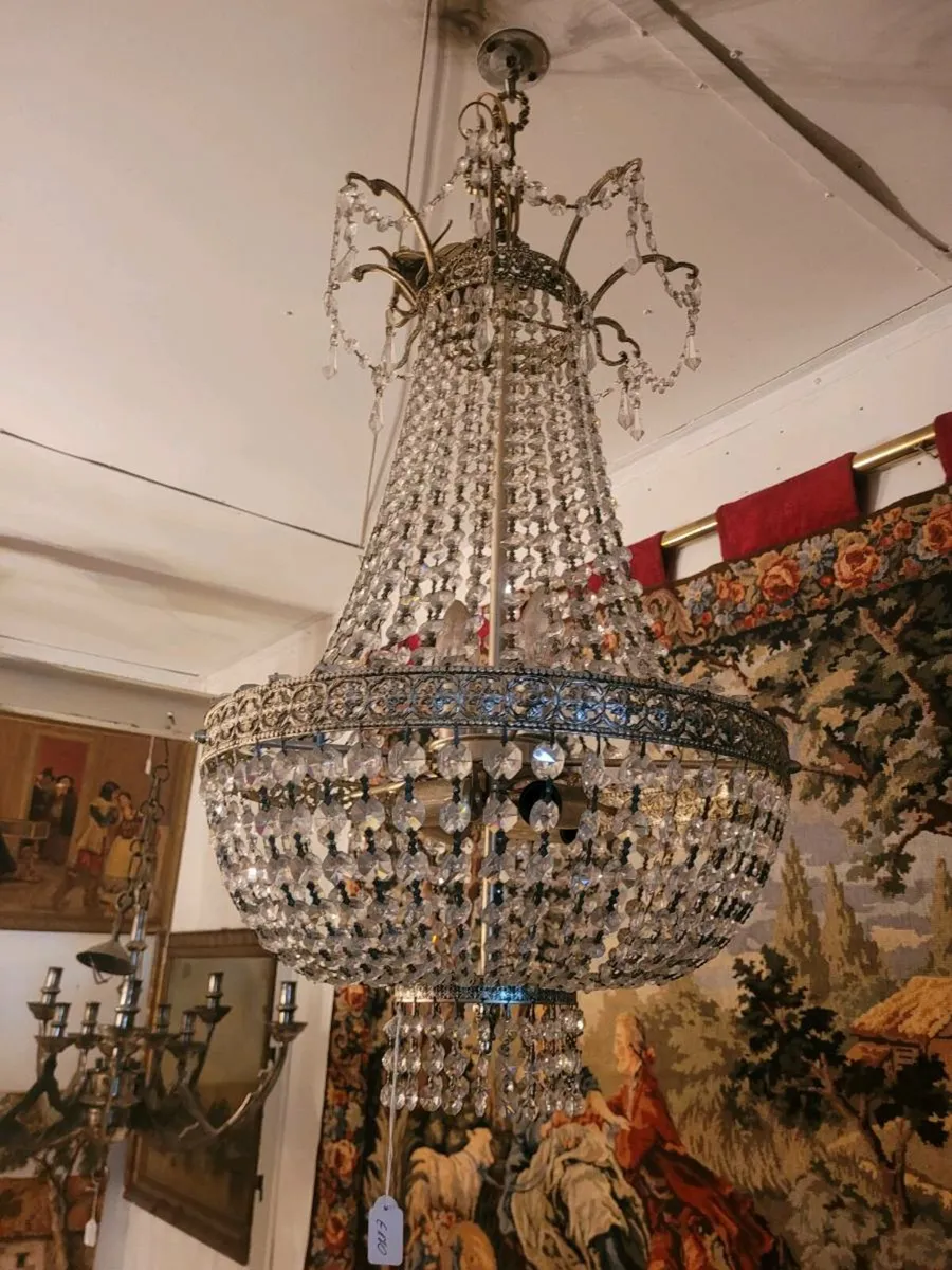 French crystal chandalier