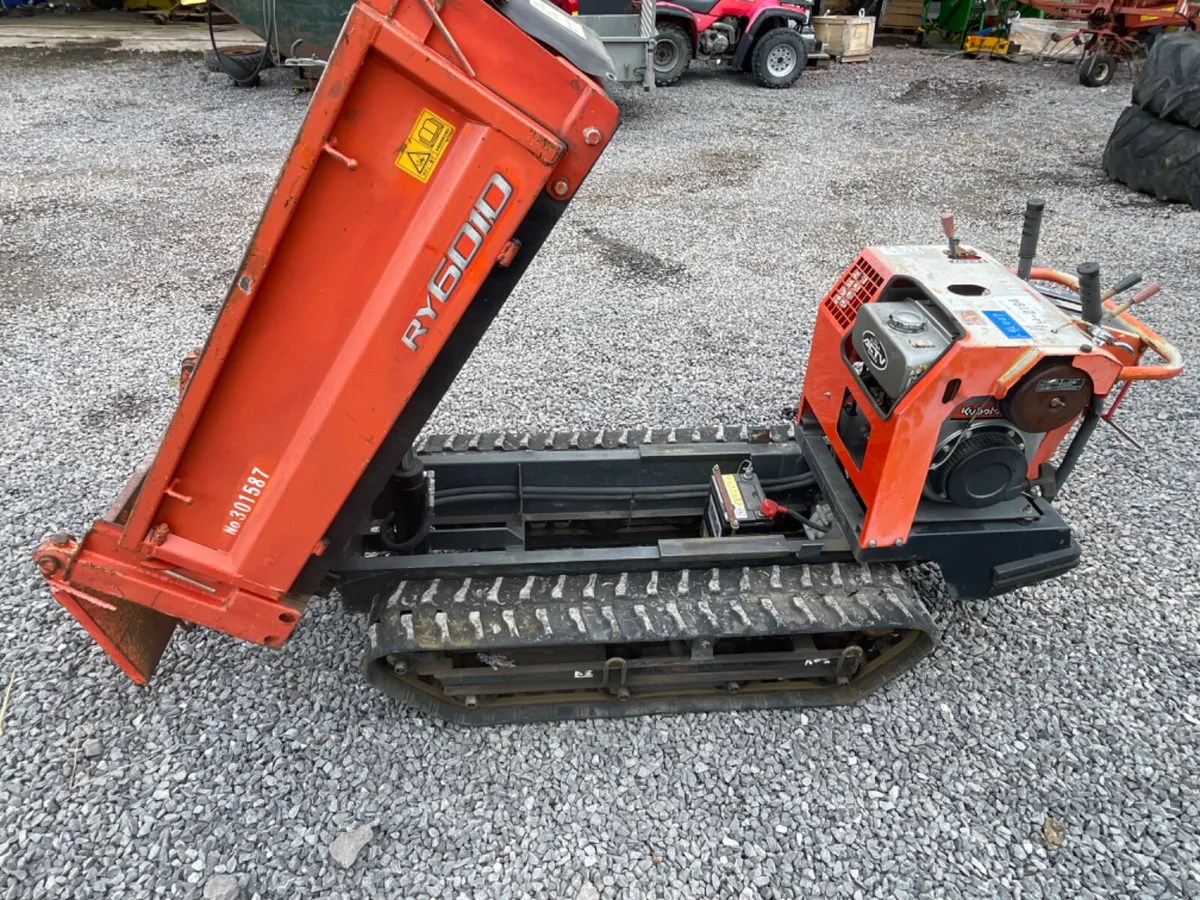 Kubota 600kg dumper - Image 2