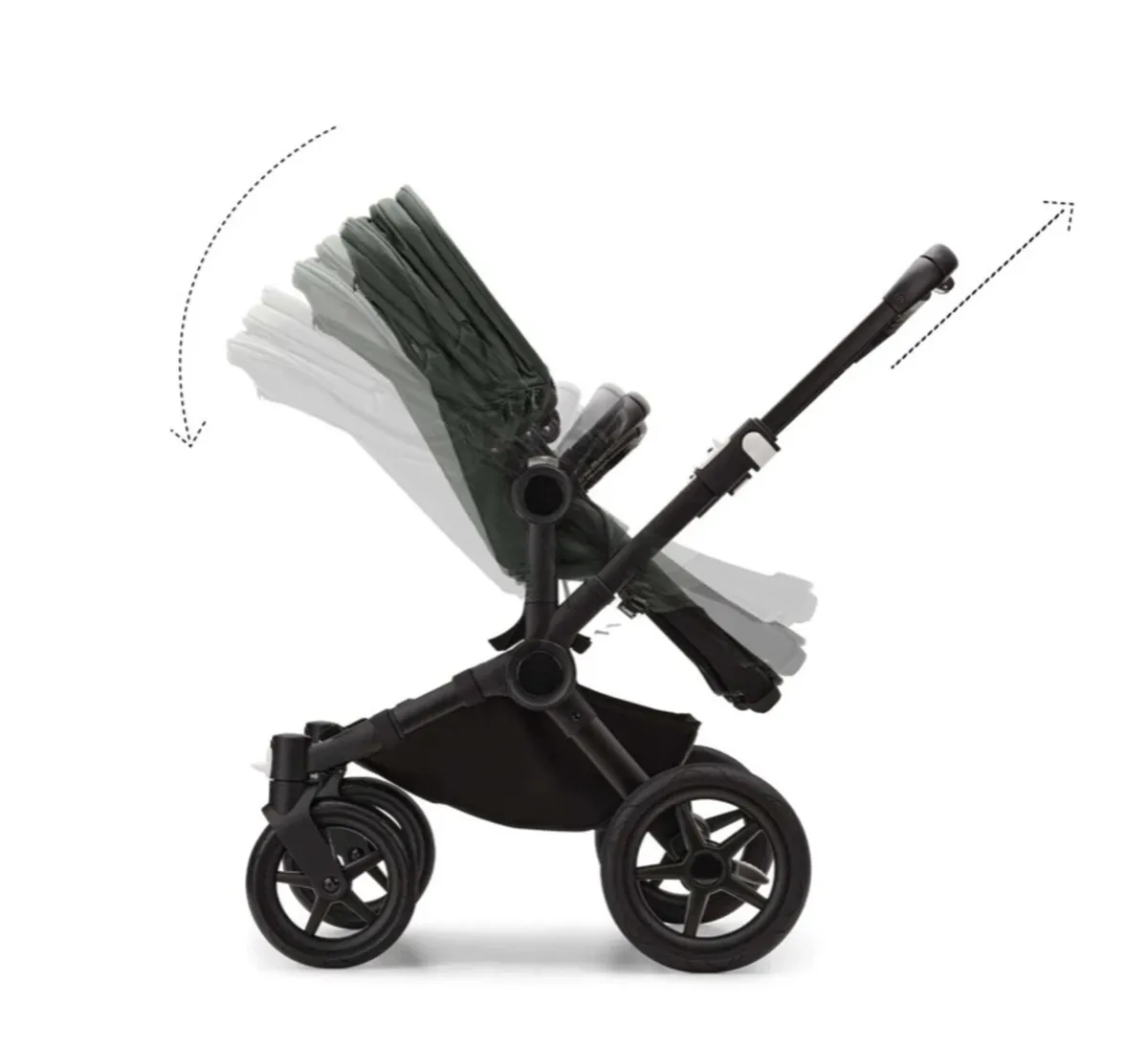 Double buggy - Bugaboo Donkey 5 Duo - Forest Green - Image 2