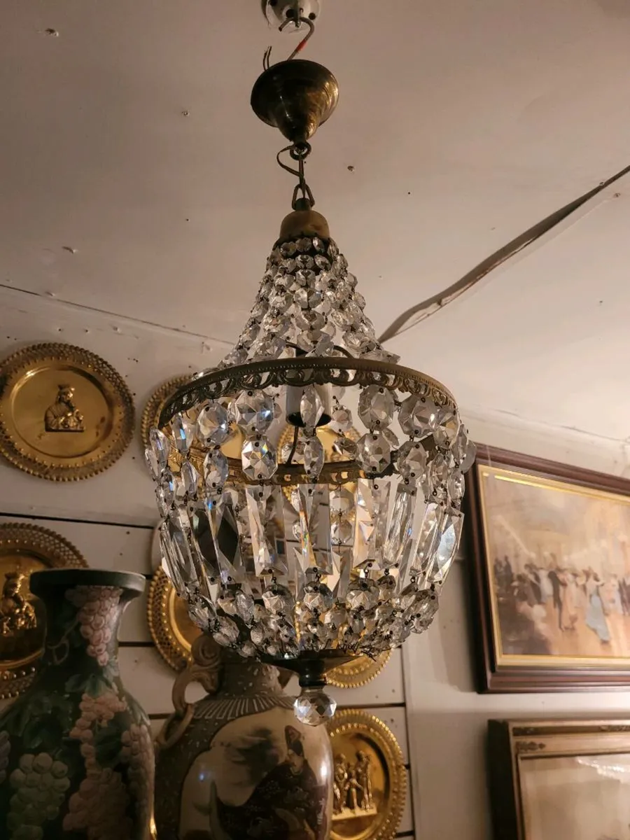 French crystal chandalier