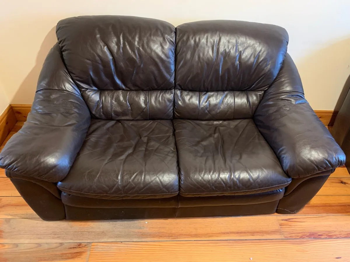 Leather sofa - Image 1