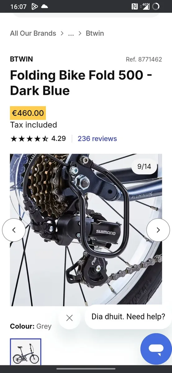 Btwin foldable bike - Image 4