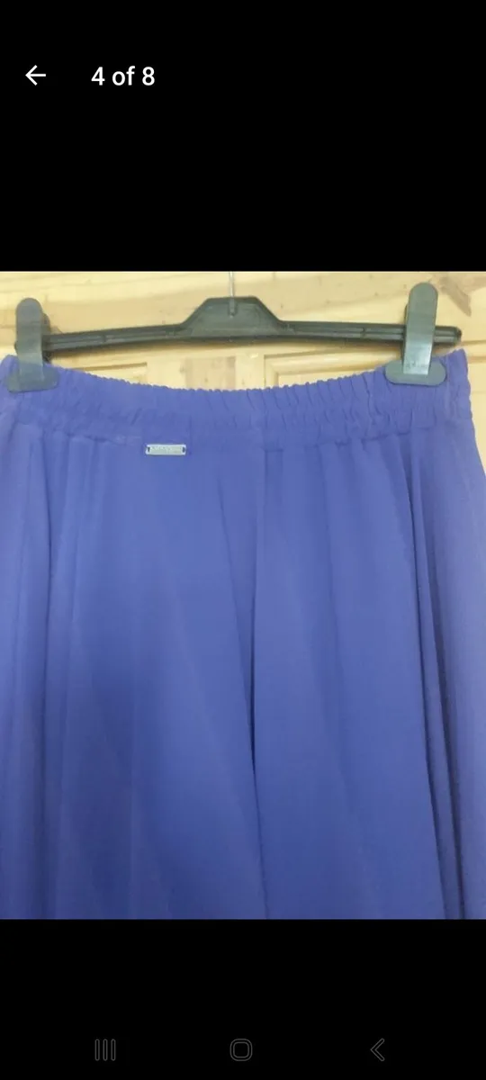 Freeshion Izabela Sgymona blue maxi skirt free pos - Image 4