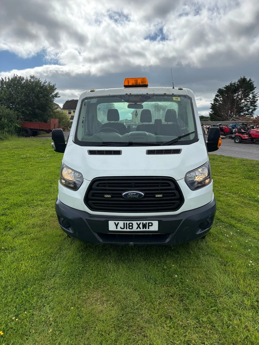 2018 ford transit lwb cab and chassis low mileage - Image 2