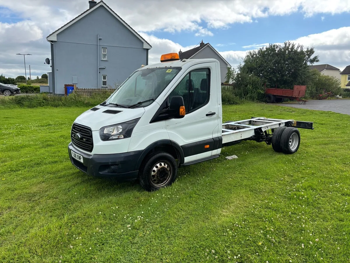 2018 ford transit lwb cab and chassis low mileage - Image 1