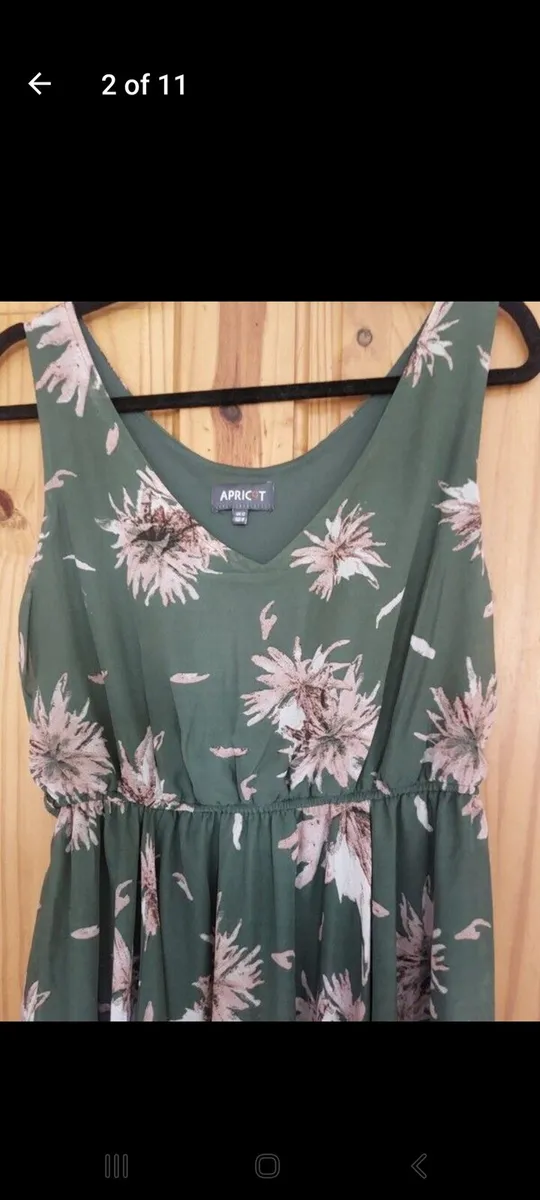 Apricot label floral hankerchief dress (free post) - Image 2