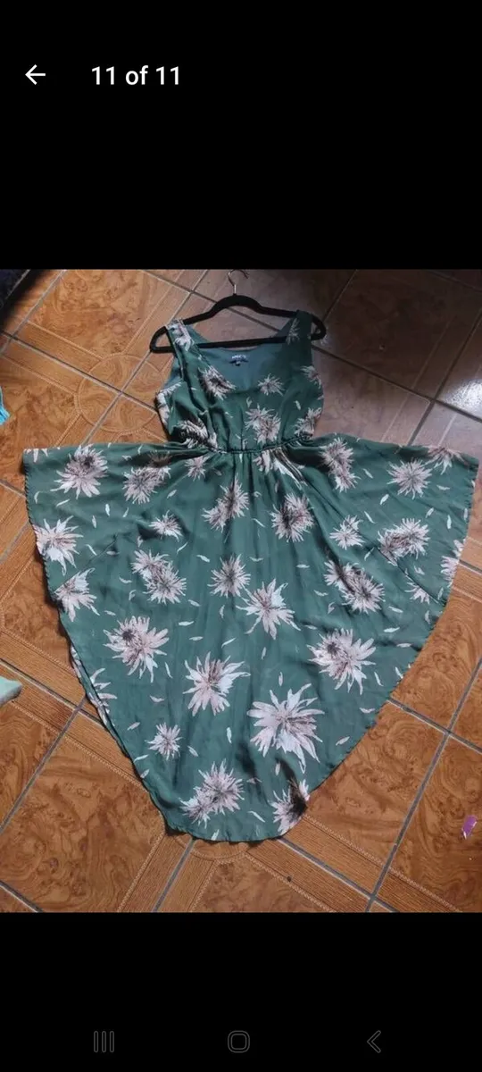 Apricot label floral hankerchief dress (free post) - Image 4