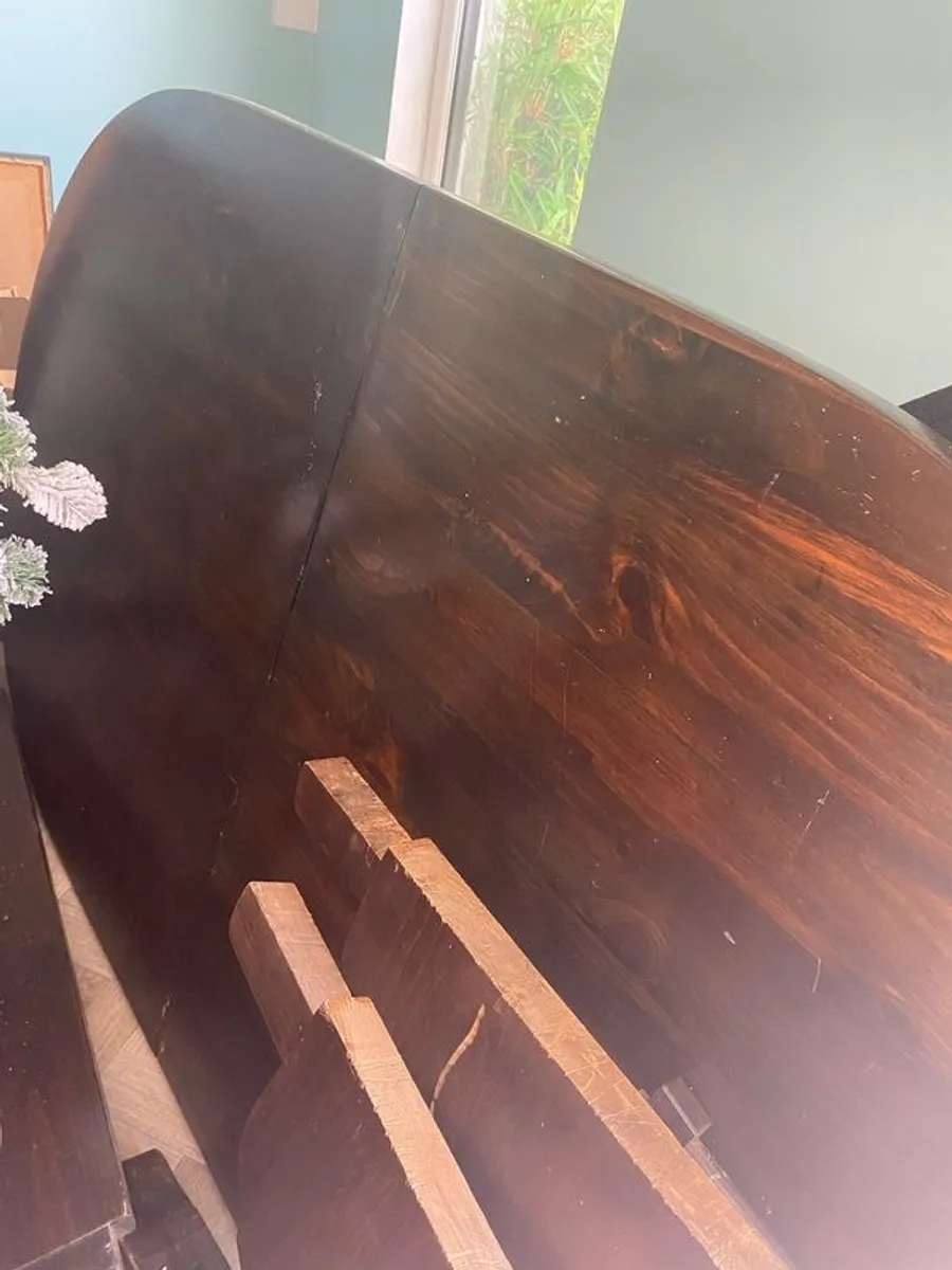 mahogany dining room table - Image 1