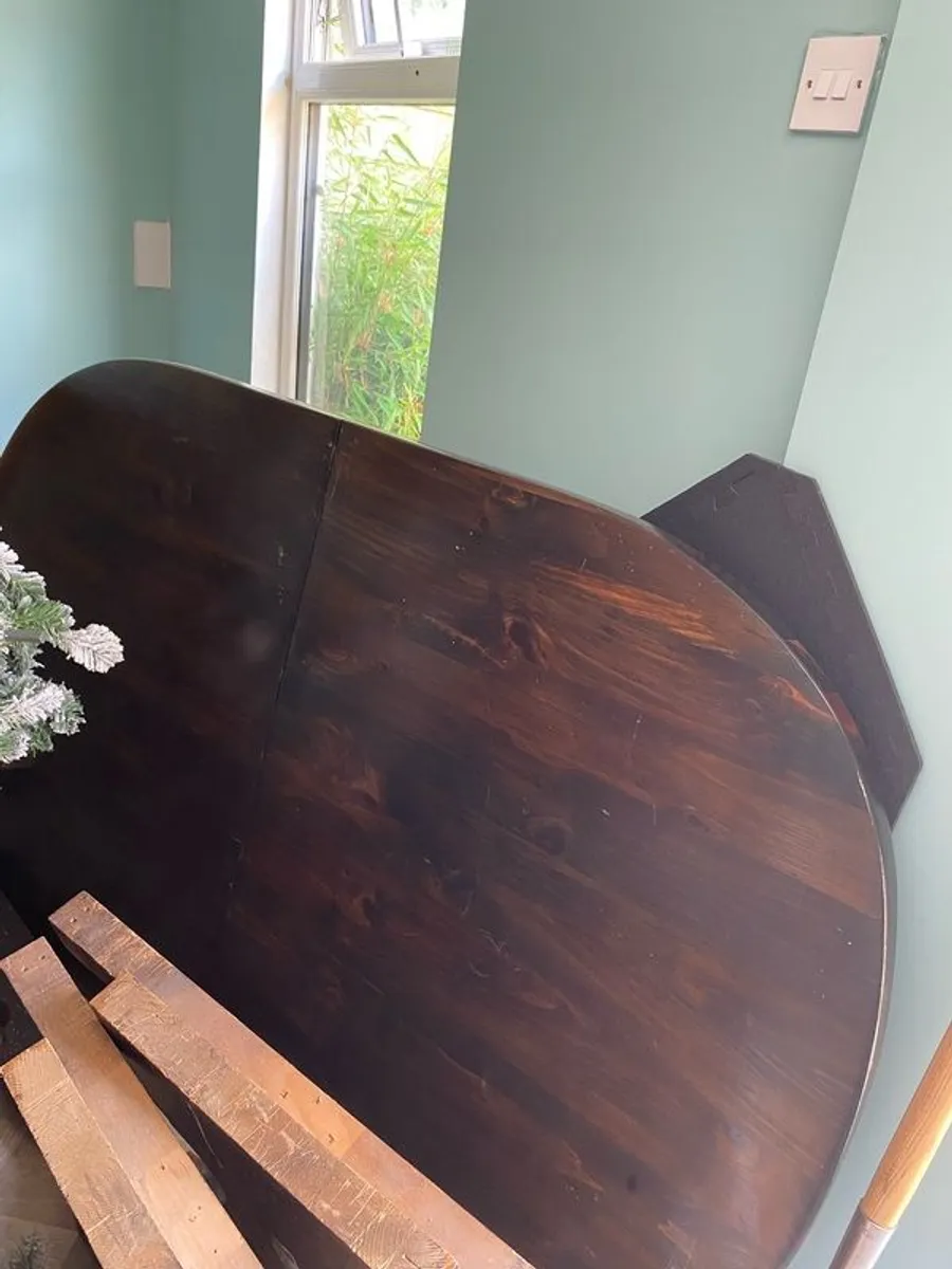 mahogany dining room table - Image 2