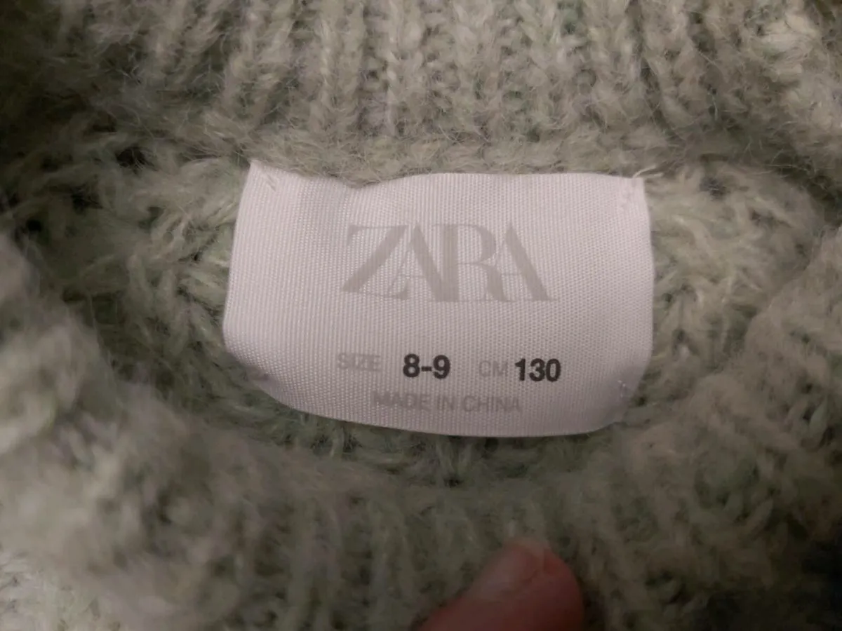 Zara green jumper - Image 2