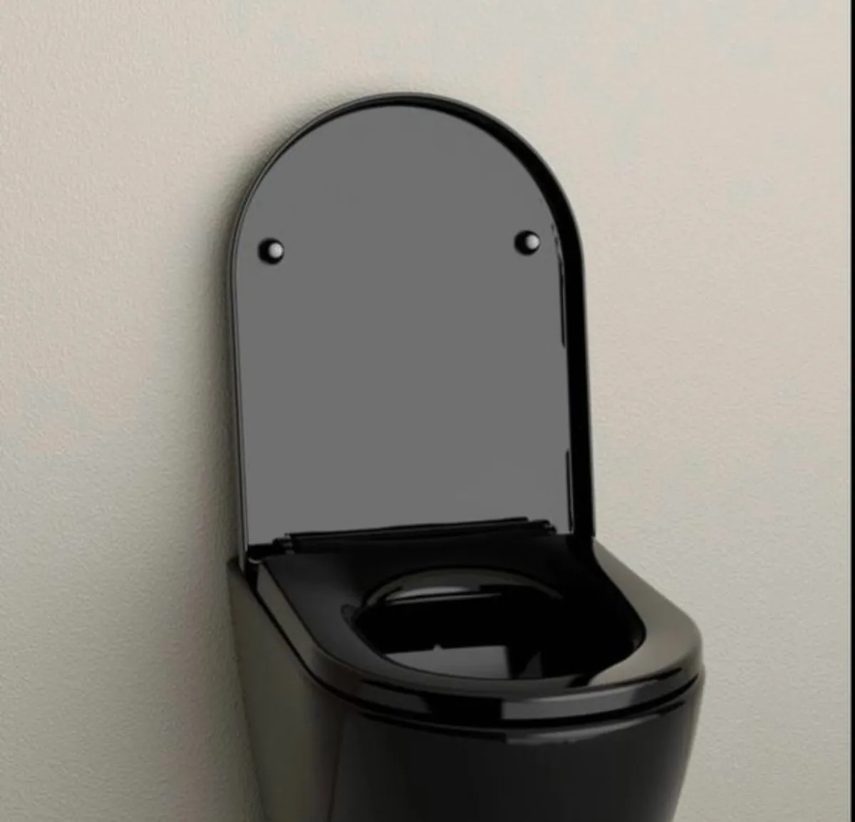 Black Softclose Toilet Seat Lid - Image 3
