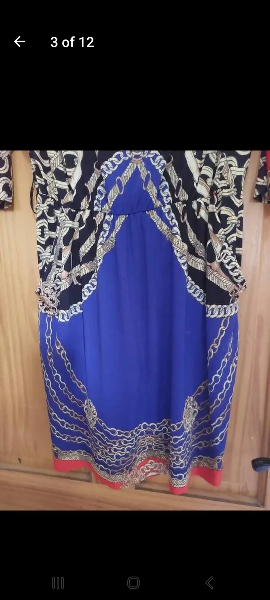Multi coloured patterned mini dress (free post) - Image 3