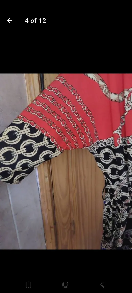 Multi coloured patterned mini dress (free post) - Image 4