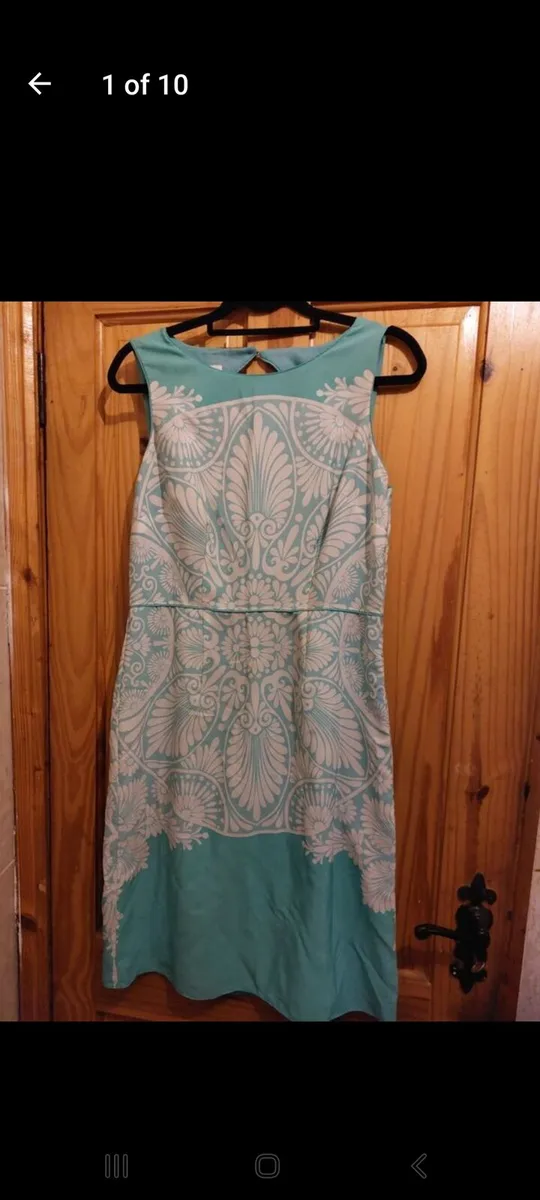 Monsoon green and white mandala dress (free post) - Image 1