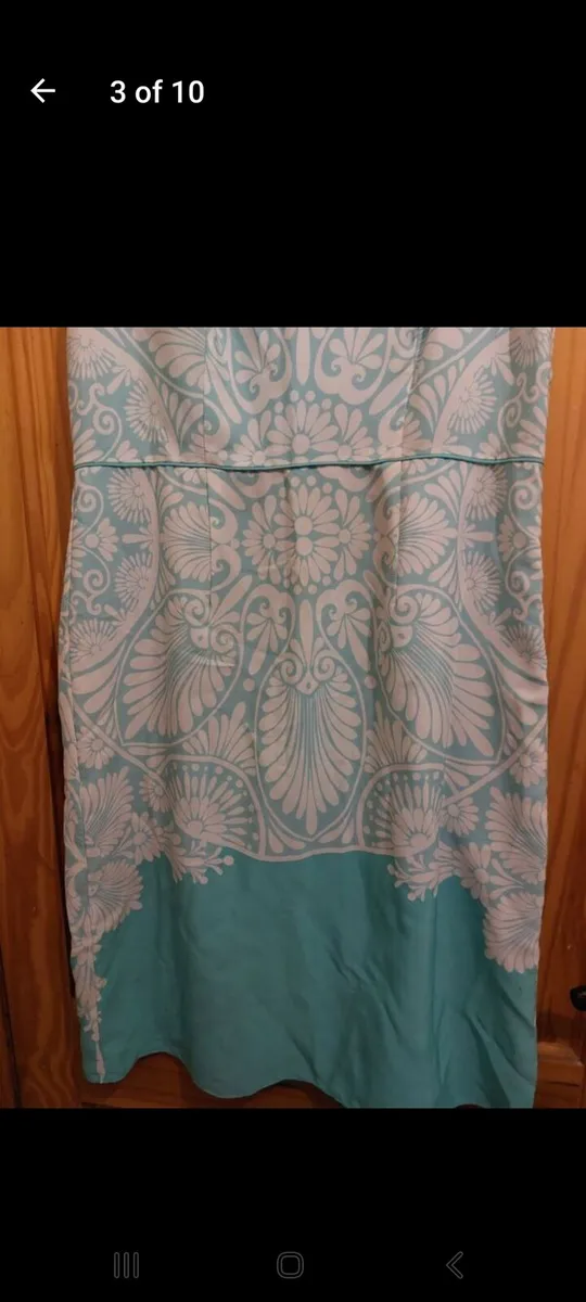 Monsoon green and white mandala dress (free post) - Image 3