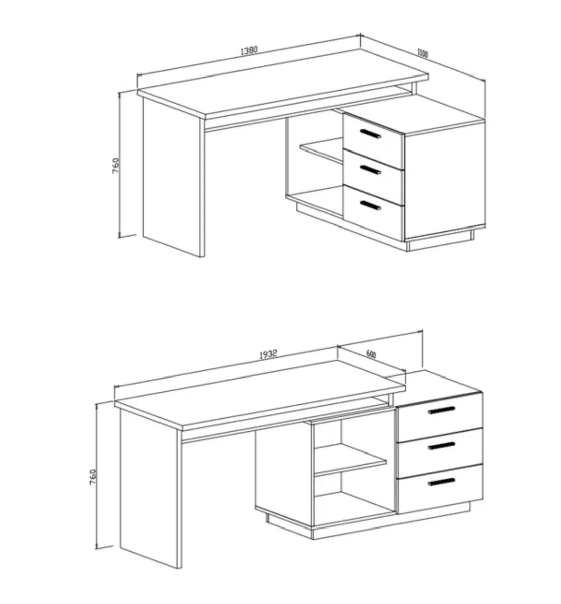 Home Office Desk - Image 3