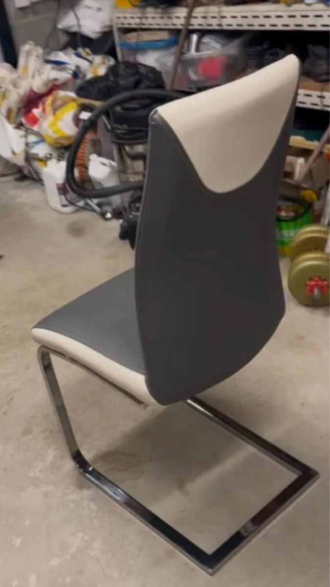 4 x Kitchen Cantilever Chairs - Image 1