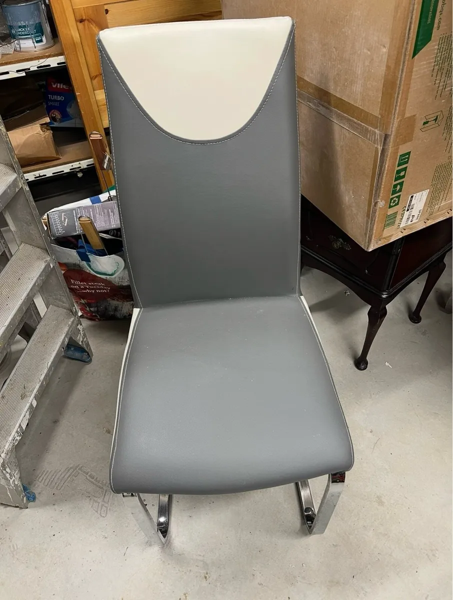 4 x Kitchen Cantilever Chairs - Image 2
