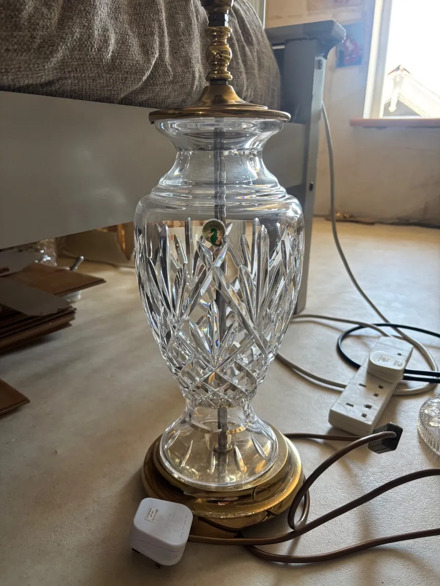 Waterford crystal lamp - Image 1