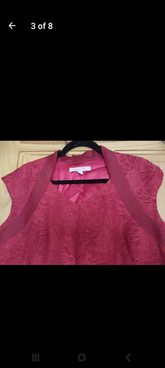 Jacques Vert red dress (free postage) - Image 3