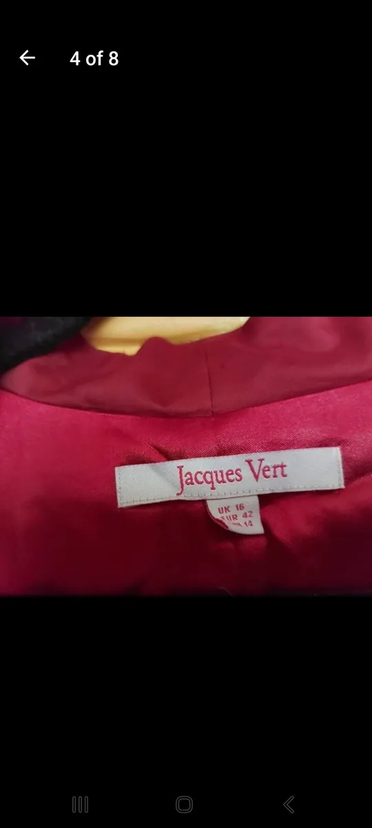 Jacques Vert red dress (free postage) - Image 4