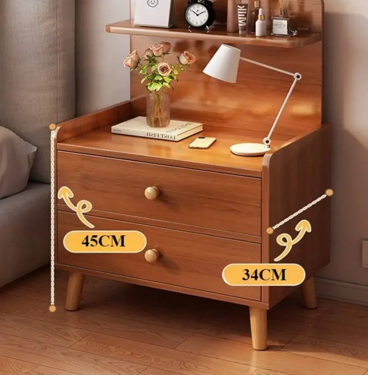 2 bedside lockers. 40 euro for both - Image 2