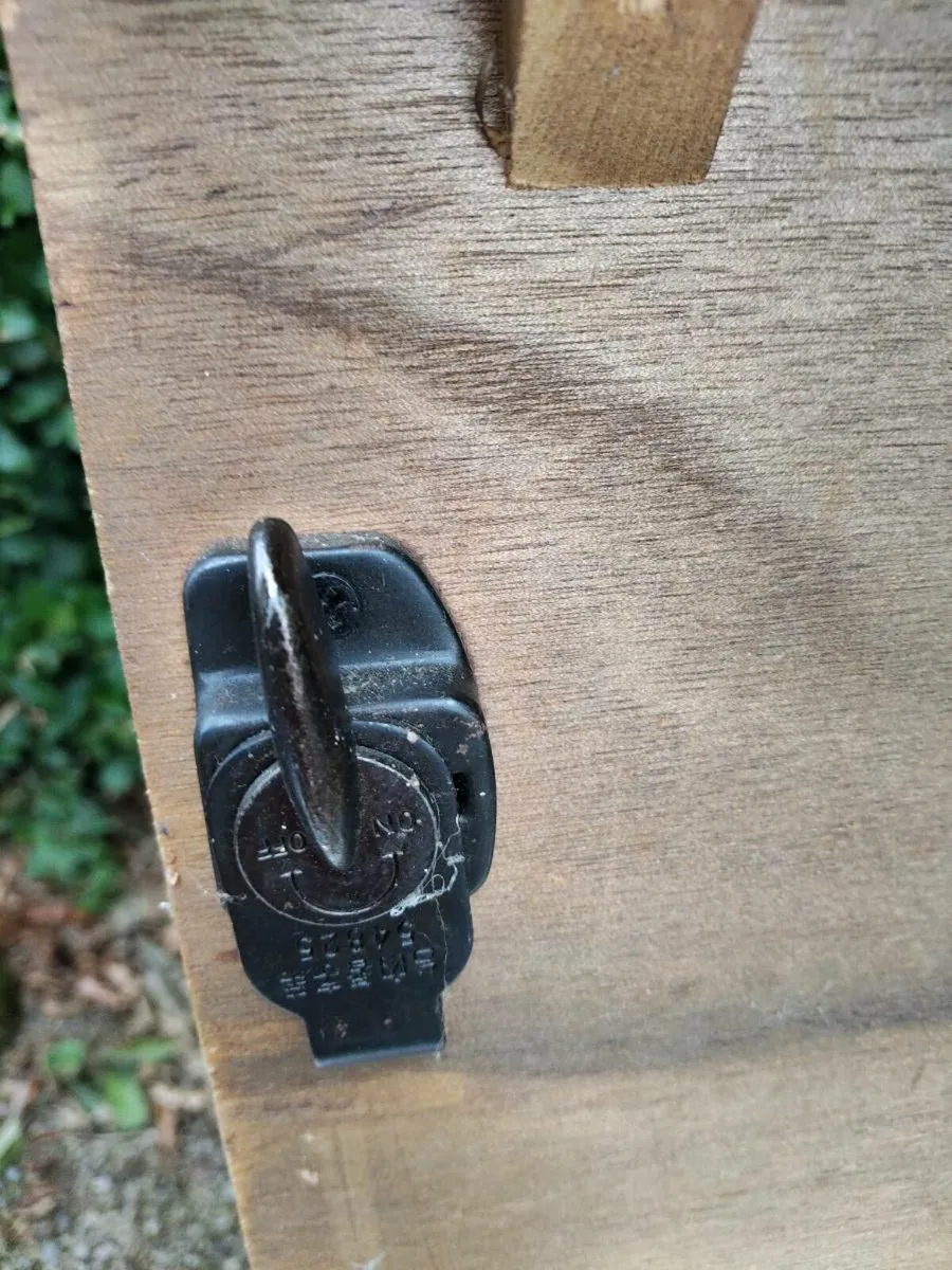 Old Sewing Machine Table - Image 4