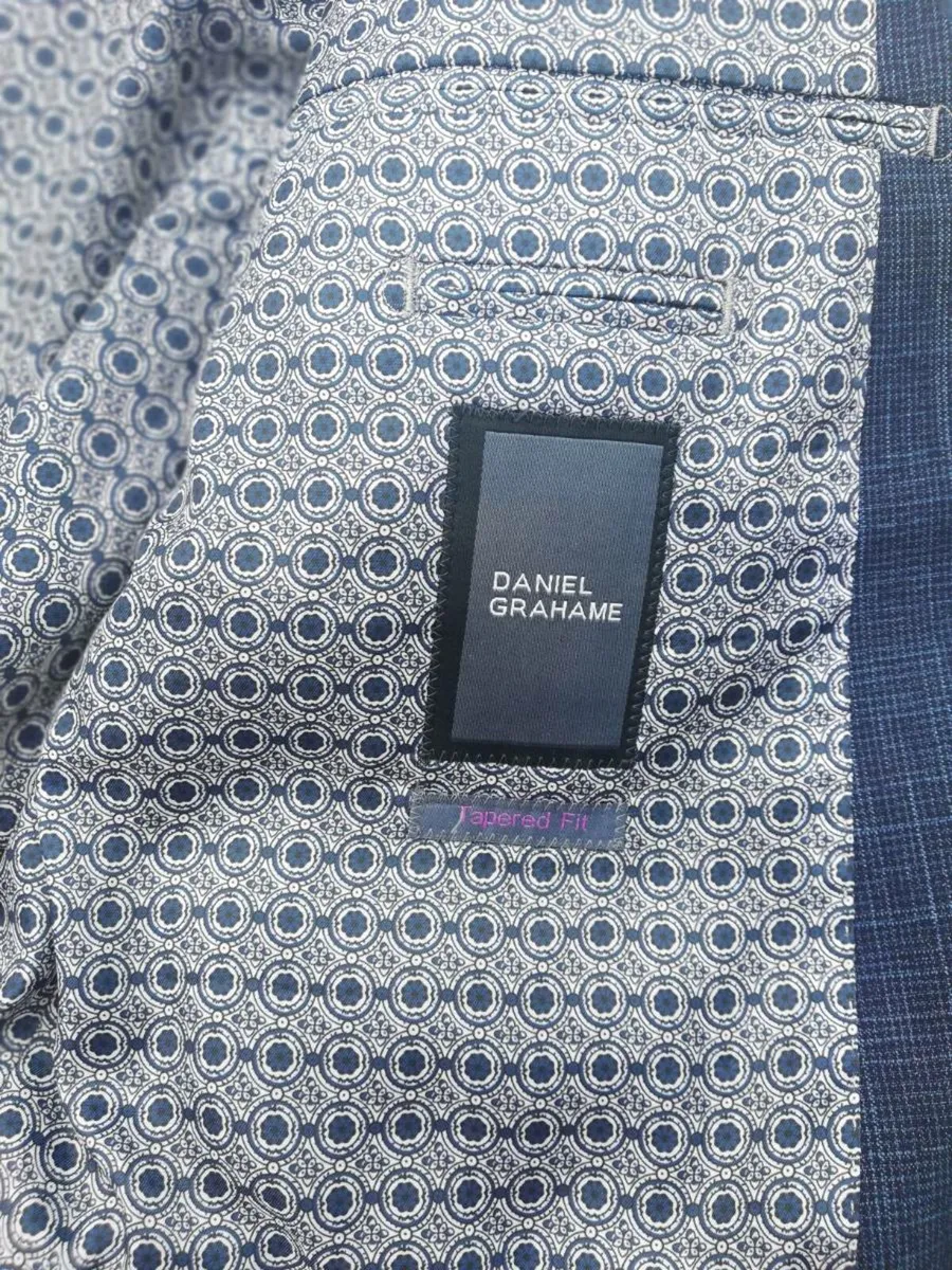 Daniel Grahame Mens suit light jacket navy blue - Image 3