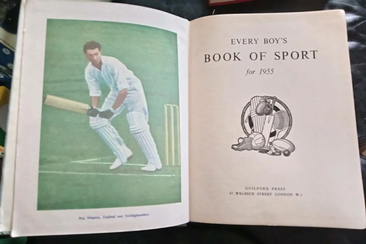 Two Vintage Boys Soccer Books 1955 1956 - Image 2
