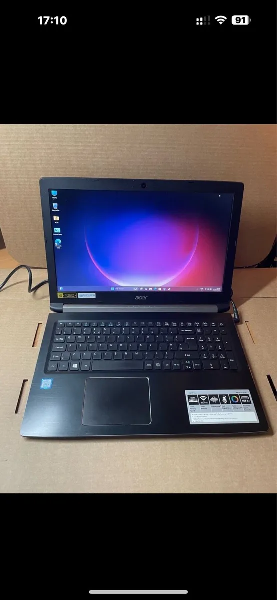 Acer Laptop i5 pro 8gb 256 ssd w11 - Image 1