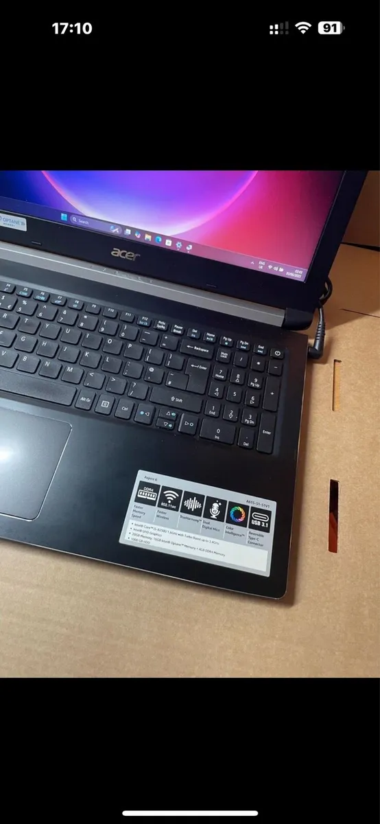 Acer Laptop i5 pro 8gb 256 ssd w11 - Image 2
